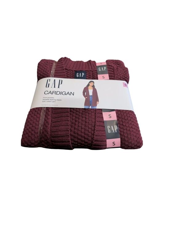 GAP Sweaters - Gap Women's Long Sleeve Cardigan Red Burgundy Size S